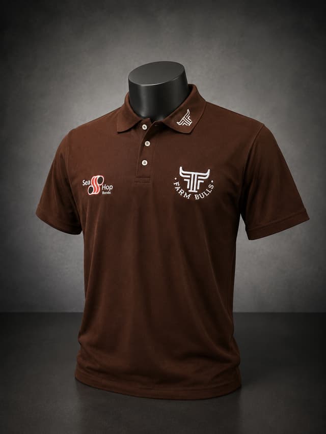 Uniformes personalizados desenvolvidos para a Farm Bulls