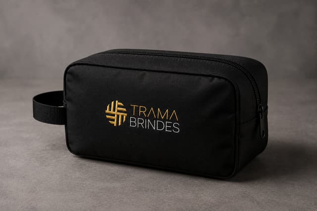 Necessaires e bolsas térmicas personalizadas produzidas pela Trama Brindes